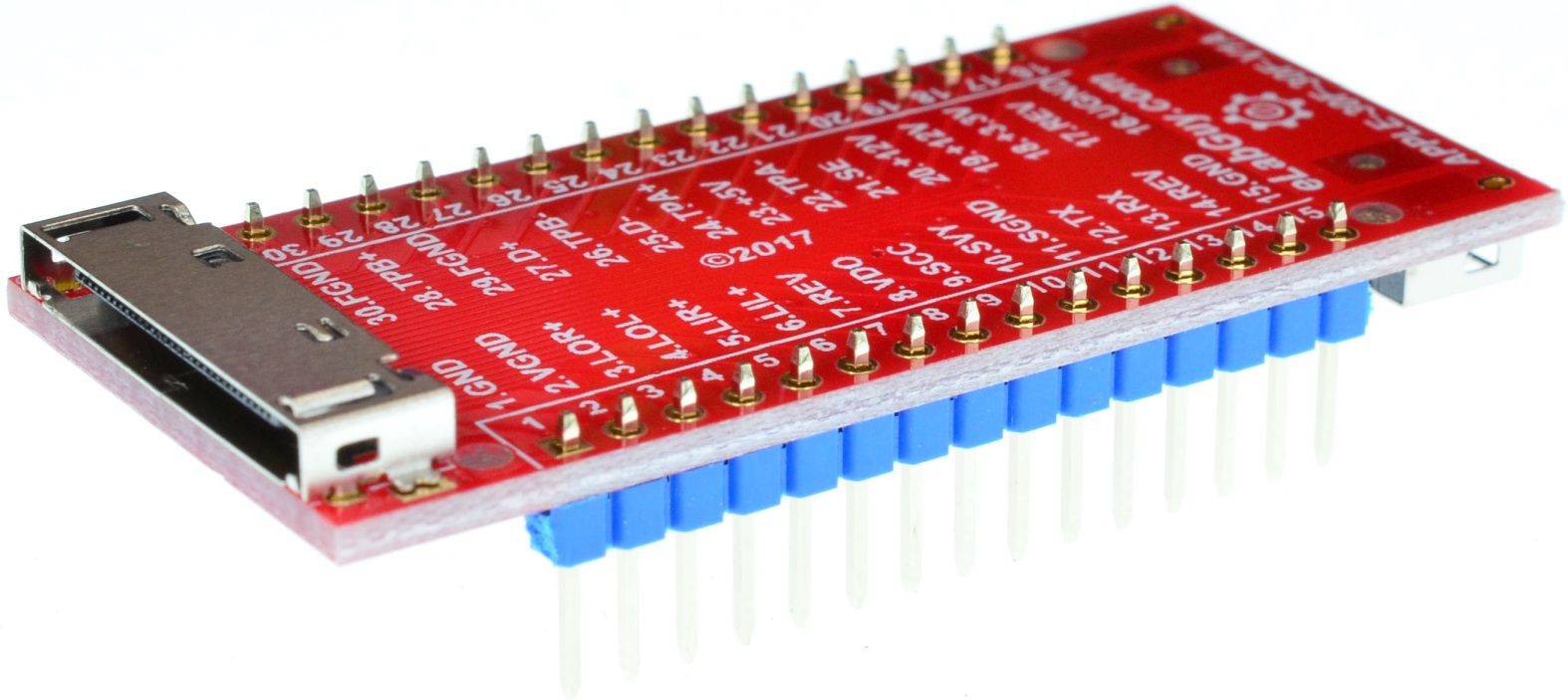 Apple 30-pin Female to Female pass-through adapter breakout